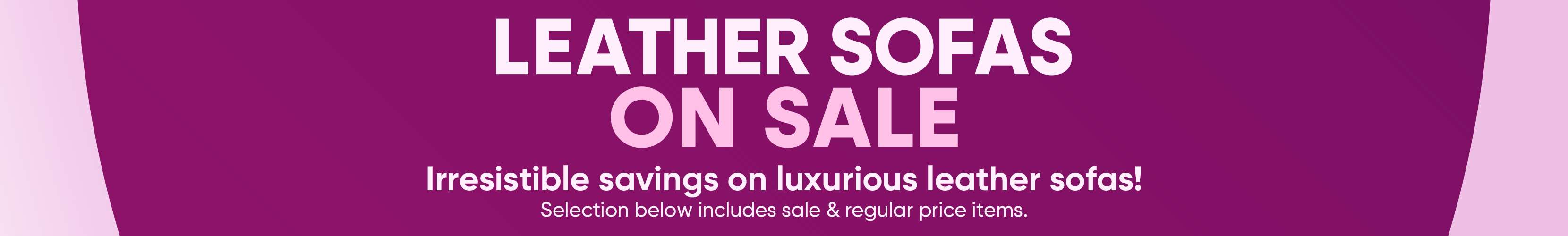 LEATHER SOFAS ON SALE. Irresistible savings on luxurious leather sofas!