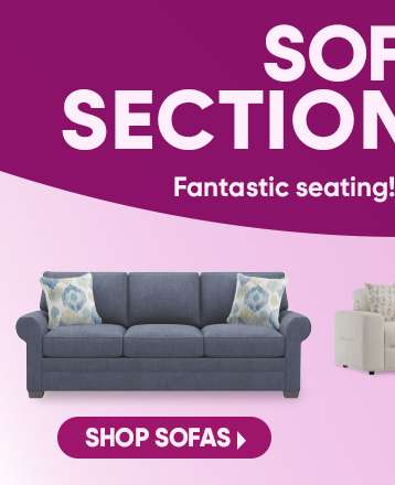 SOFA SECTION. Shop sofas.
