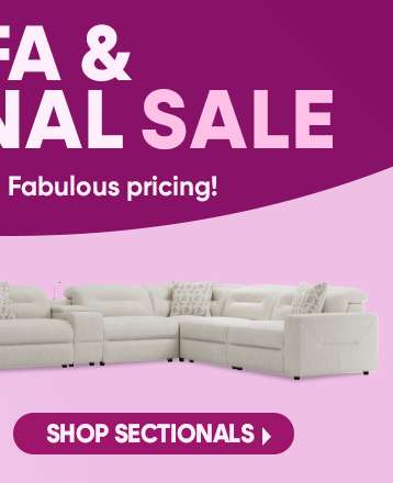 SOFA & SECTIONAL SALE. Shop sectionals.
