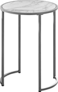 Powellpark White Accent Table