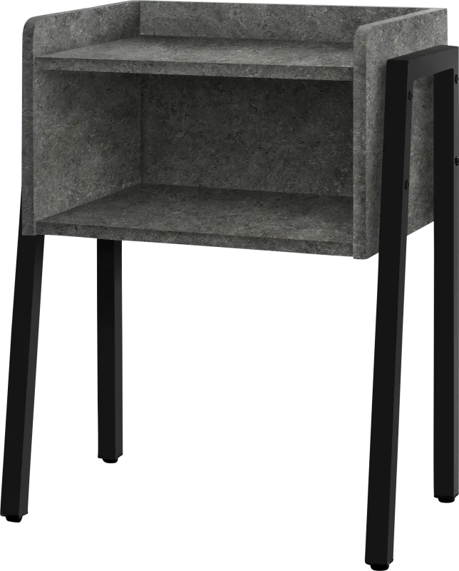 Division Gray Accent Table