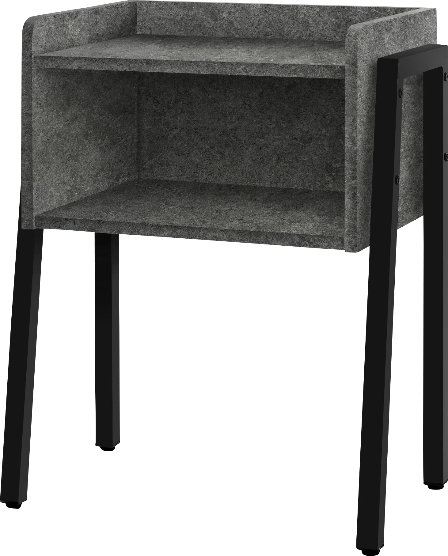 Division Gray Accent Table