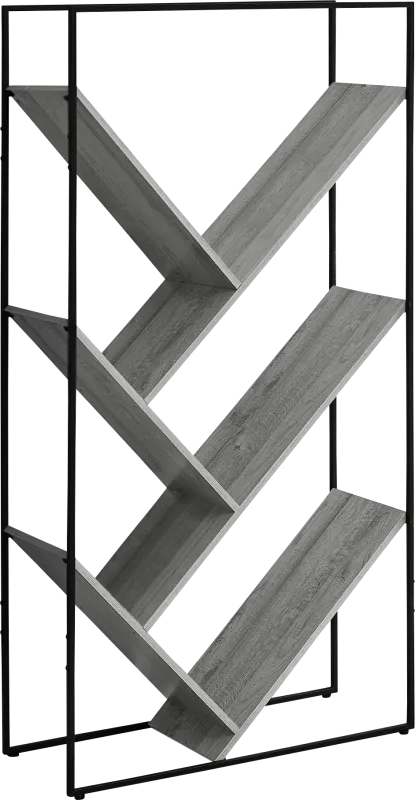 Overlook Terrace Gray Bookcase