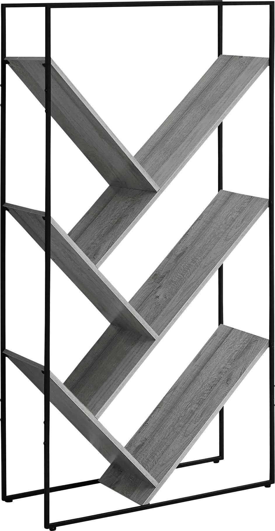 Overlook Terrace Gray Bookcase