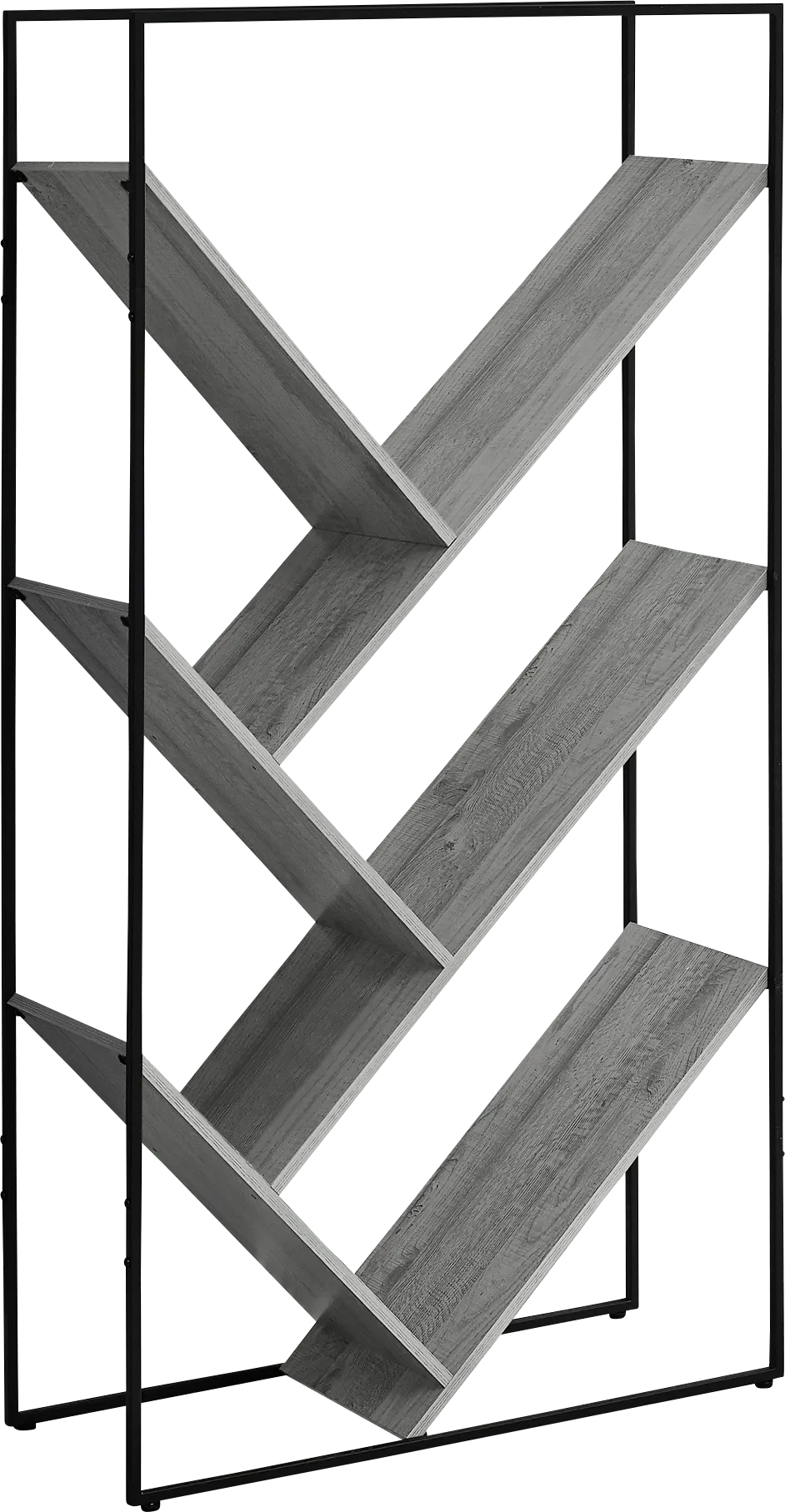 Overlook Terrace Gray Bookcase - Image 1