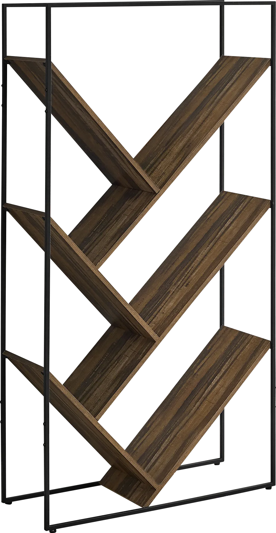 Overlook Terrance Brown Bookcase - Image 1