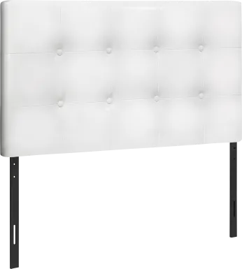 Nepton White Twin Headboard