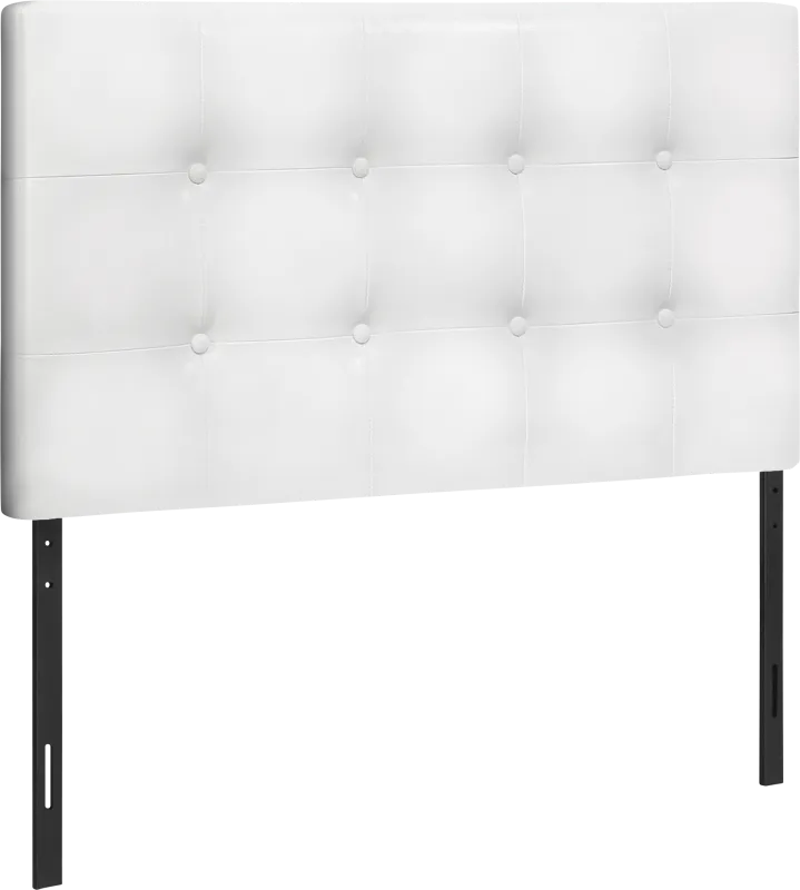 Nepton White Twin Headboard