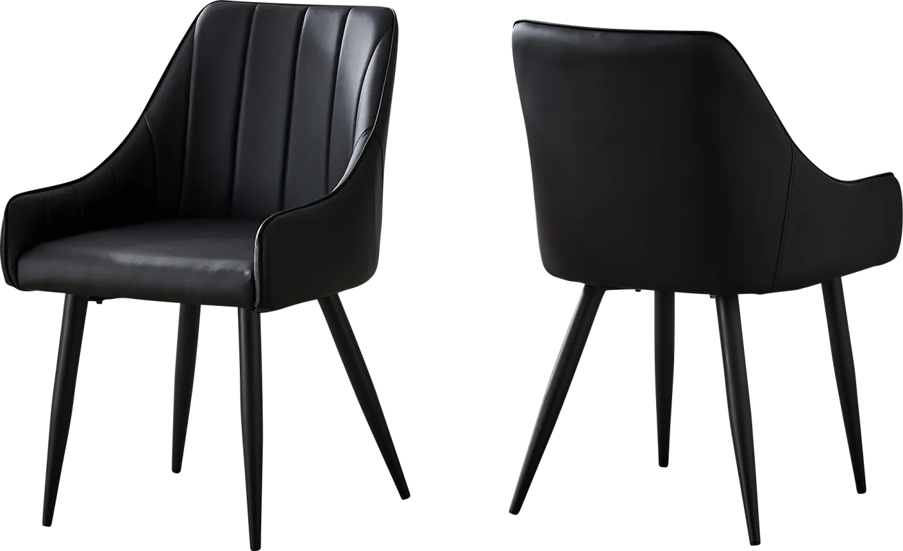 Dashby Black Arm Chair