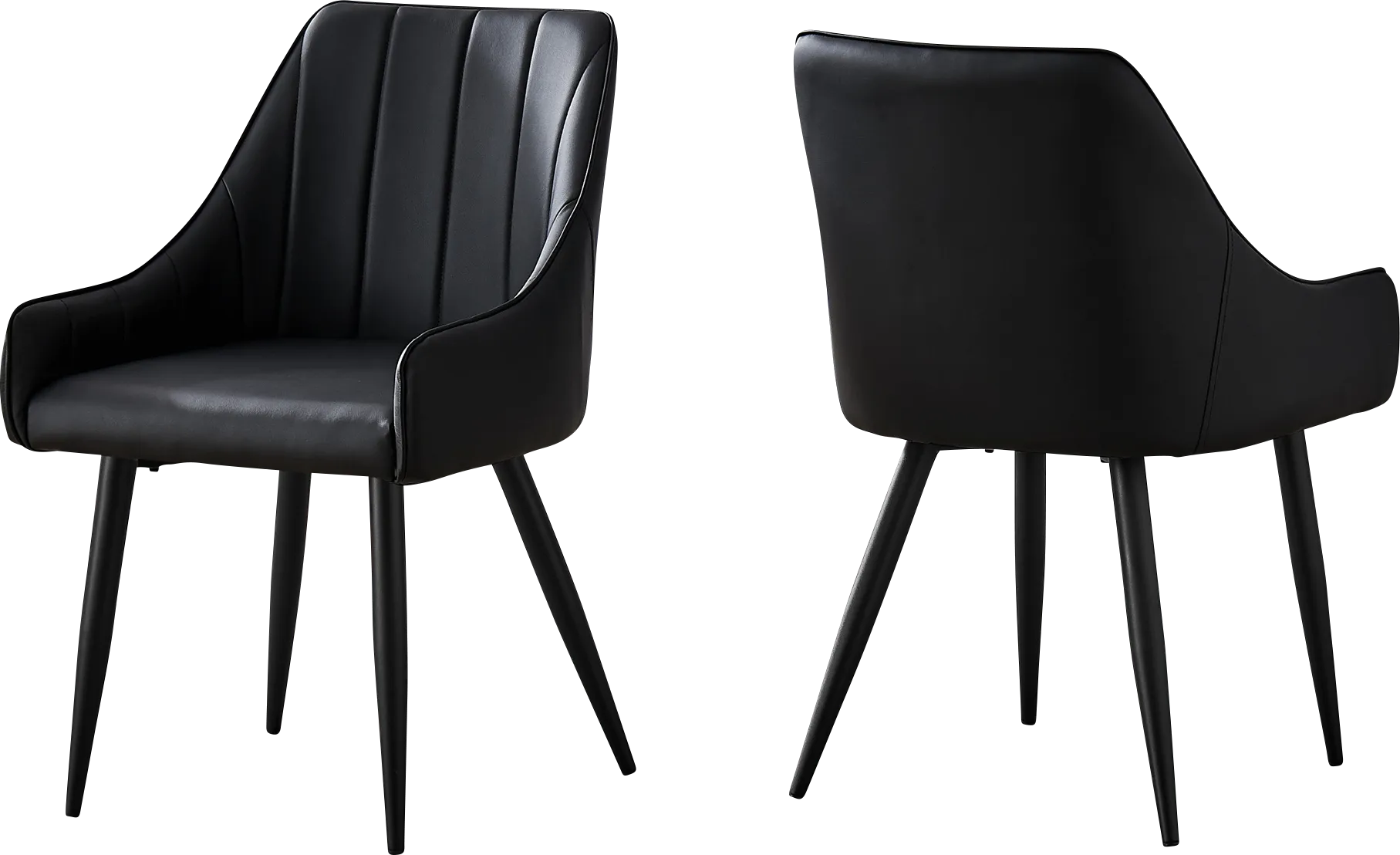 Dashby Black Arm Chair - Image 1