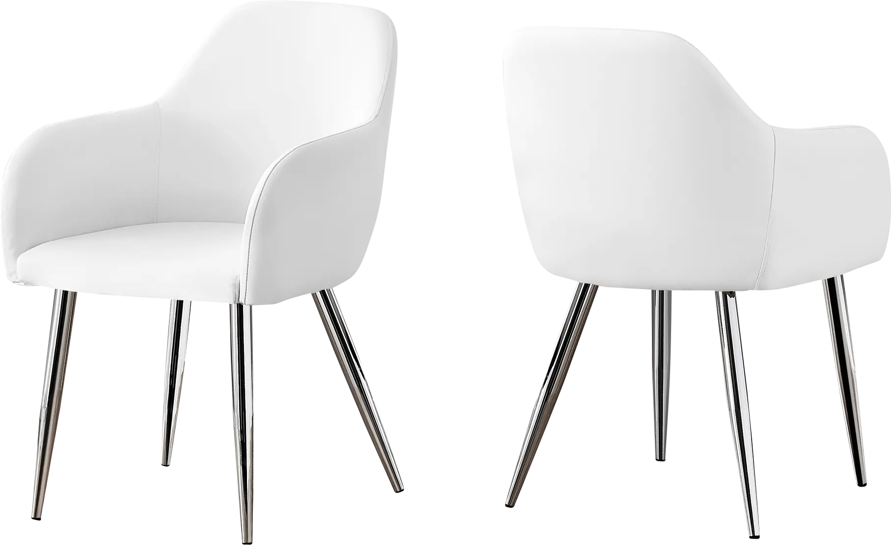 Vietor White Arm Chair
