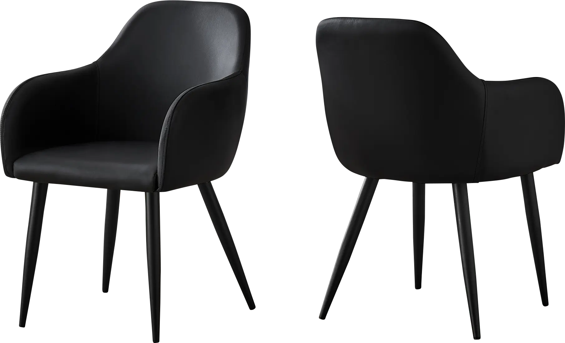 Vietor Black Arm Chair