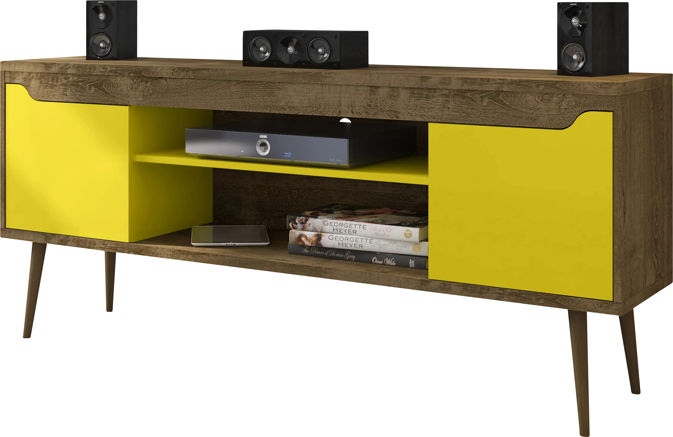 Navorro Brown 63 in. Console - Thumbnail - Image 1