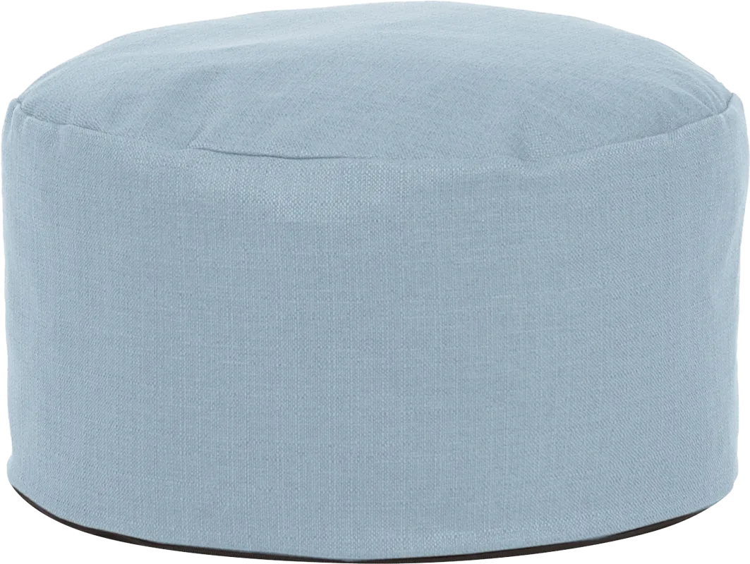 Hartline Blue Pouf