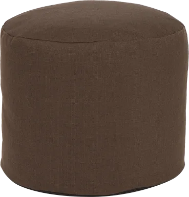 Henninger Brown Pouf