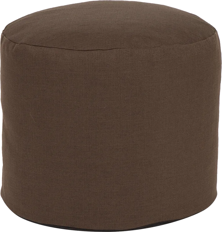 Henninger Brown Pouf