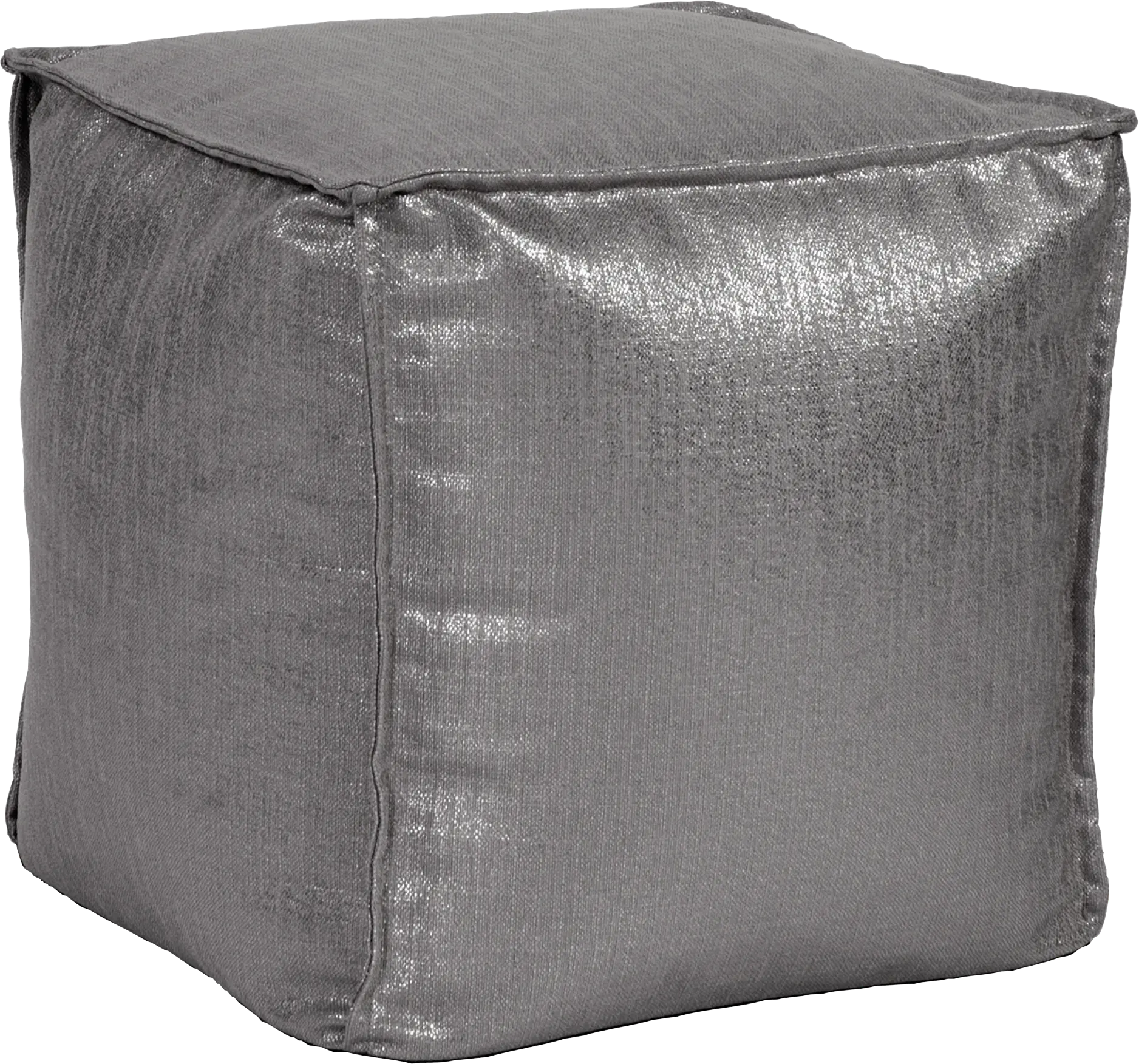 Bauman Dark Gray Pouf