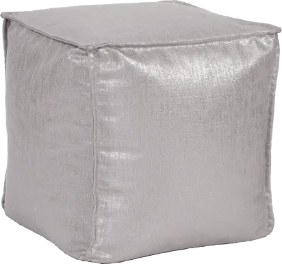 Bauman Pewter Pouf