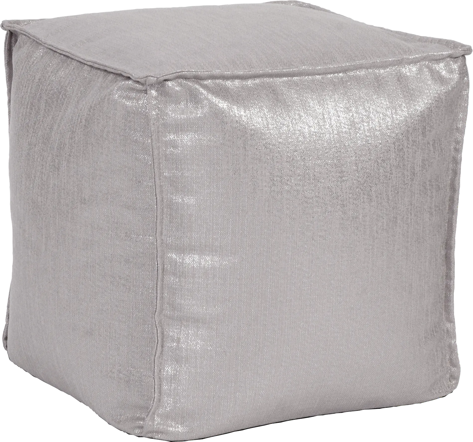 Bauman Pewter Pouf