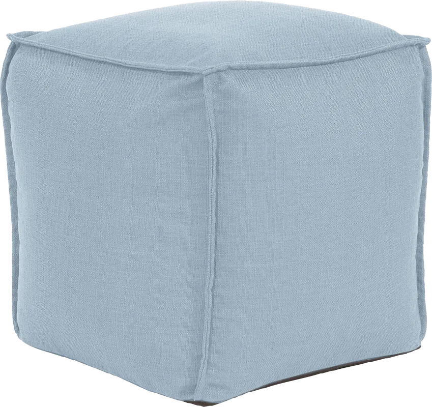 Olney Blue Pouf