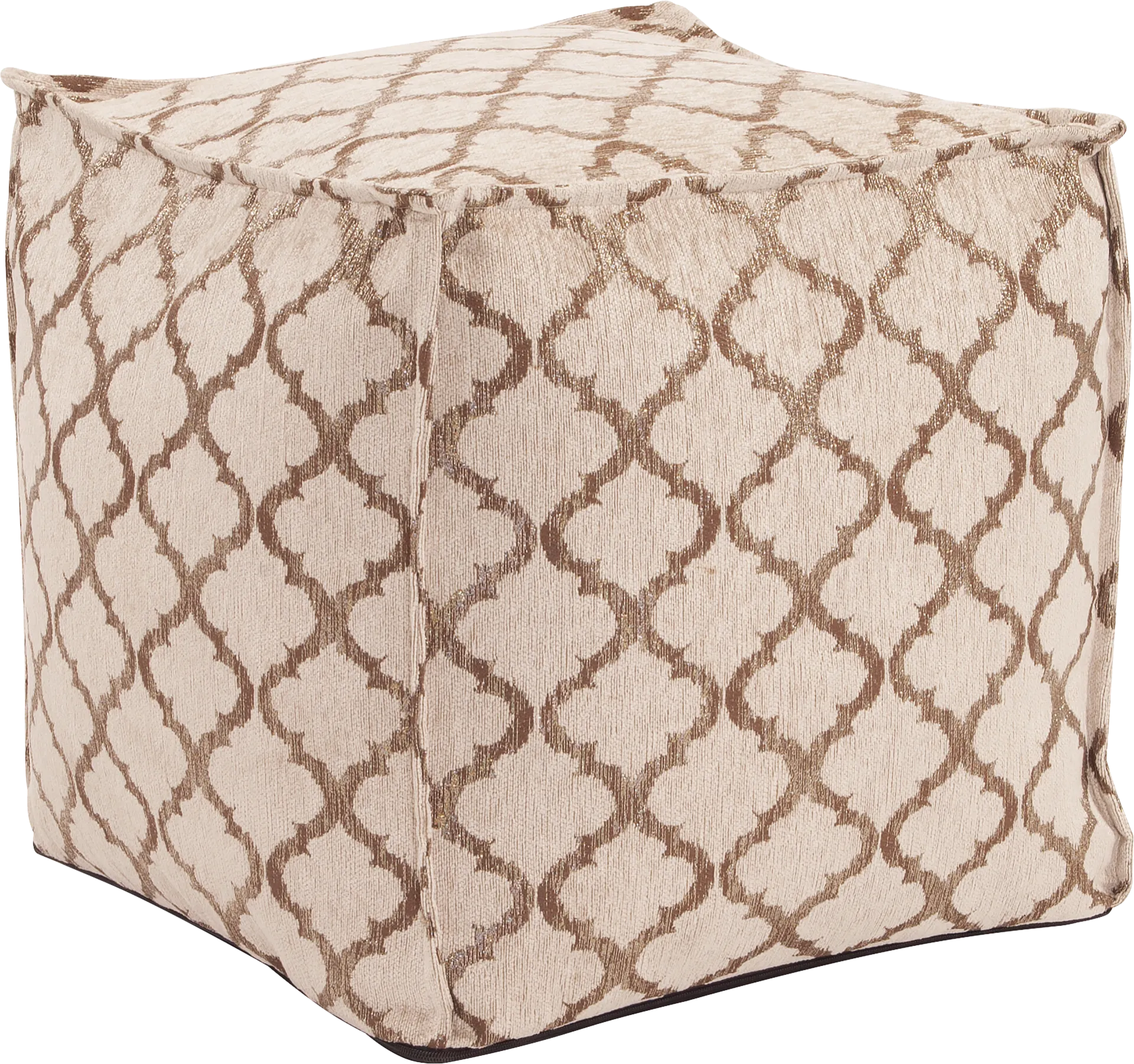 Bauman Natural Pouf - Image 1