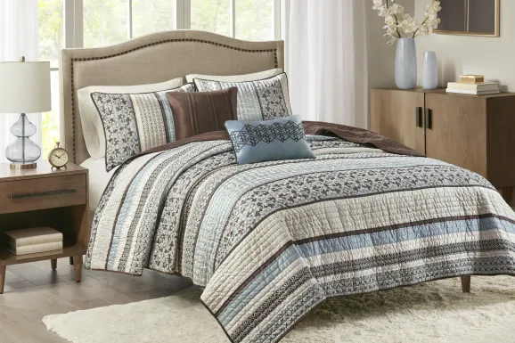 Huxley 5 Pc King Coverlet Set