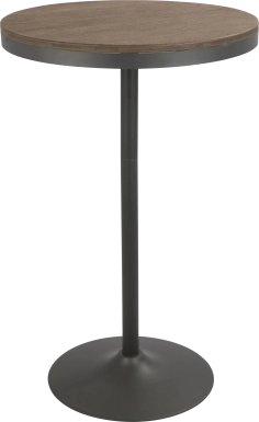 Chaz Gray-Brown Bistro Table