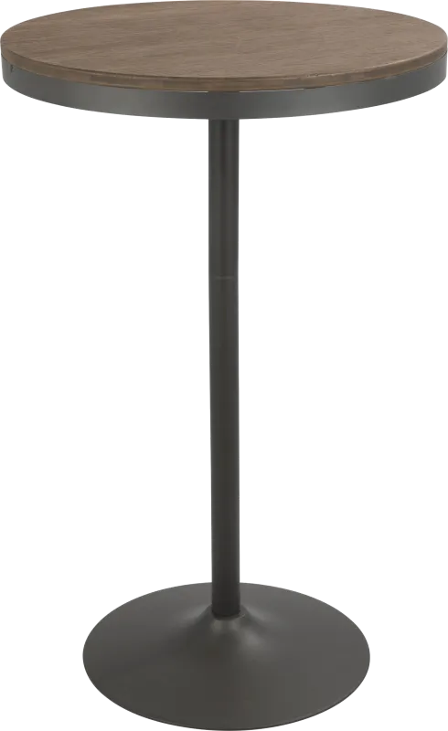 Chaz Gray-Brown Bistro Table