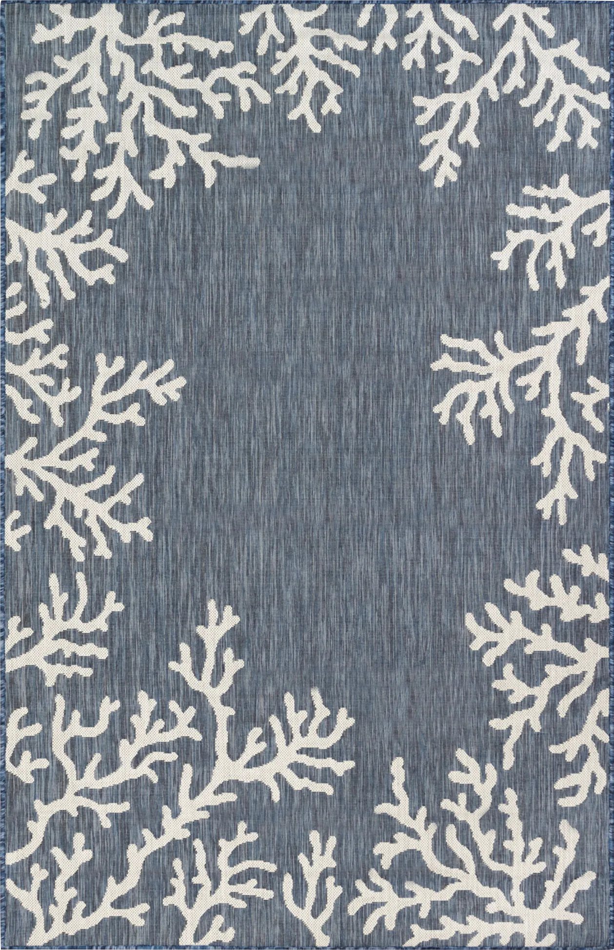 Placida Navy 6'6 x 9'4 Indoor/Outdoor Rug - Image 1