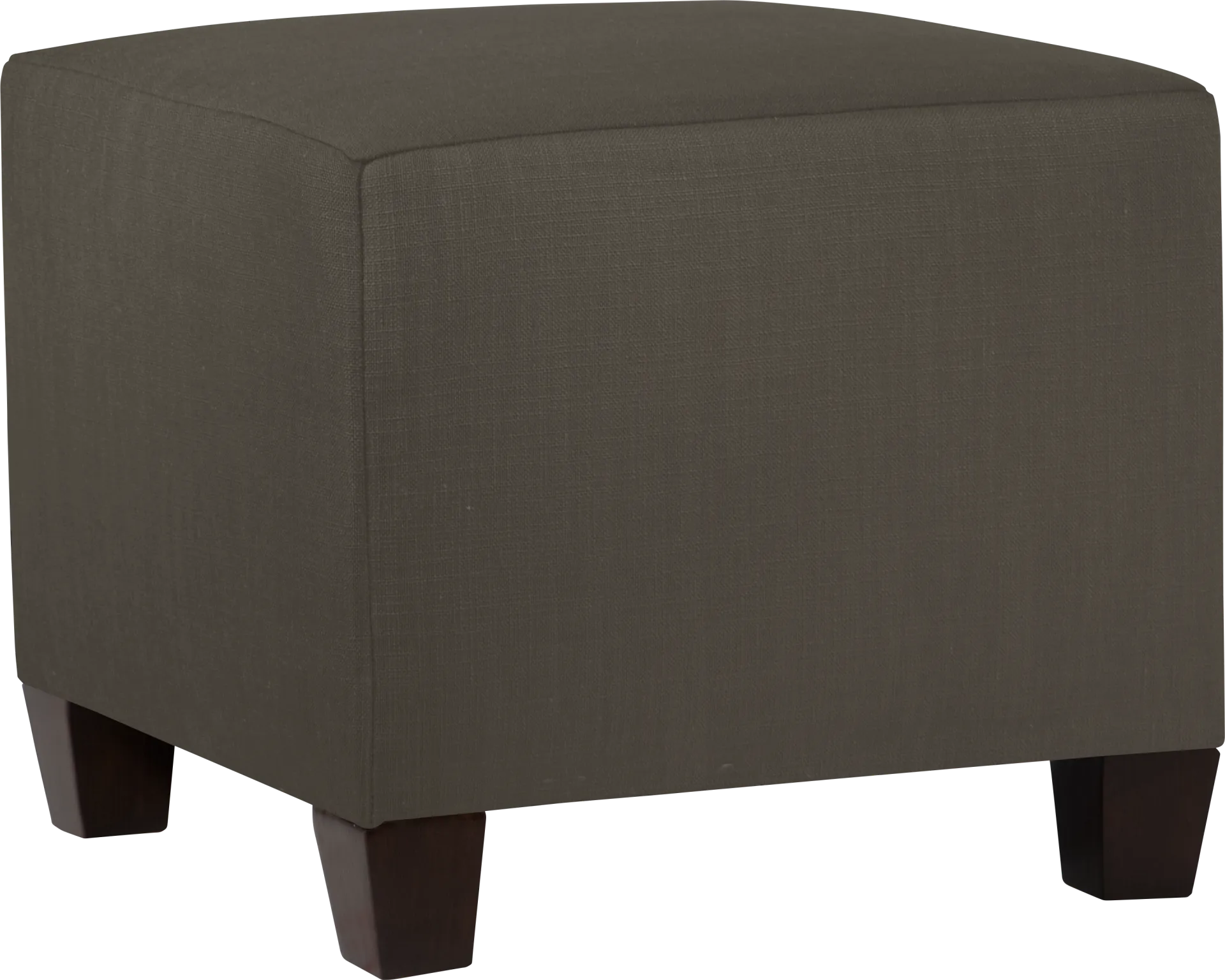 Alona Gray Ottoman - Image 1