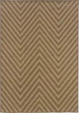 Stefan Mushroom 6'7 x 9'6 Indoor/Outdoor Rug