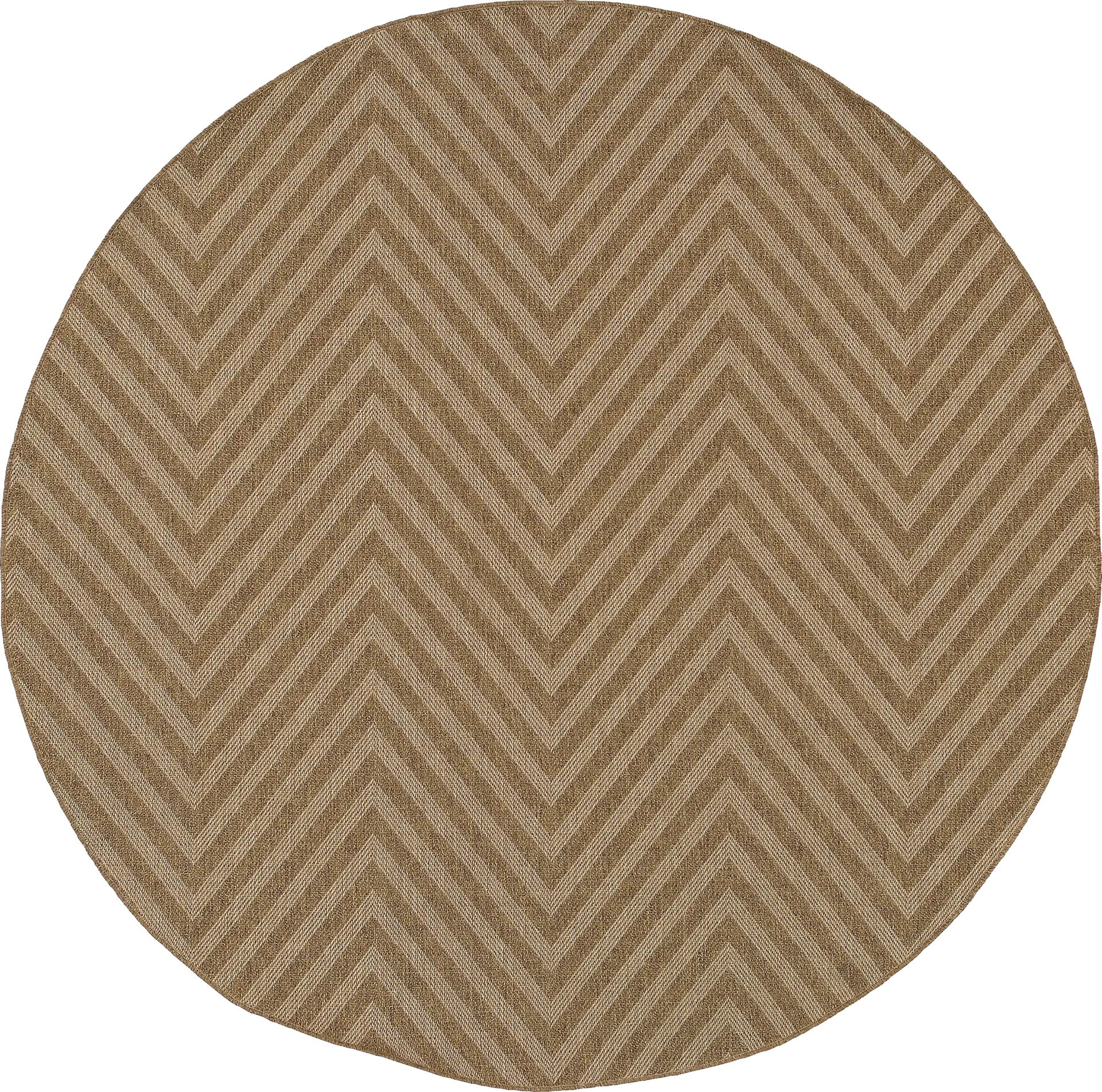 Stefan Mushroom 7'10 Round Indoor/Outdoor Rug