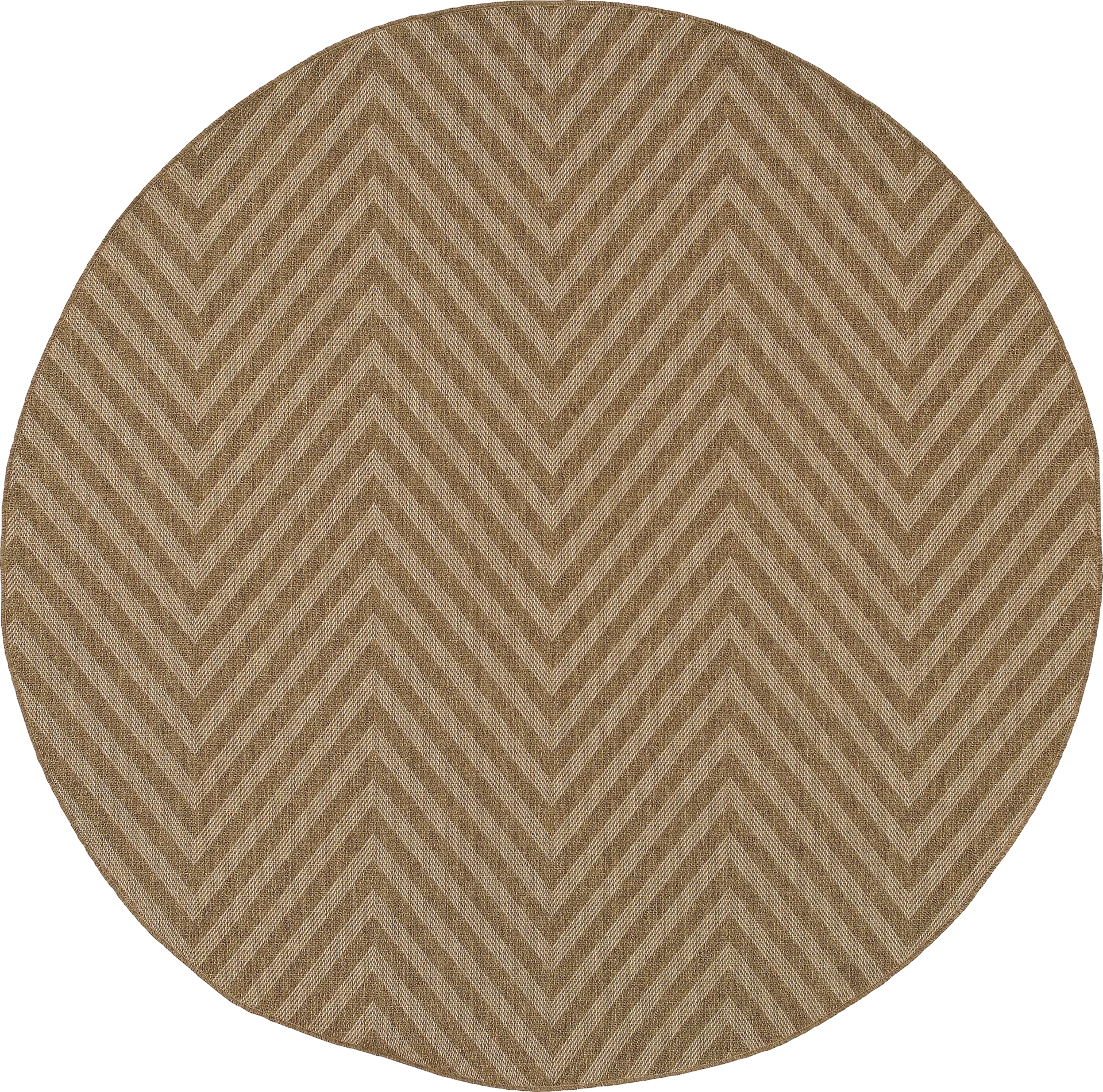 Stefan Mushroom 7'10 Round Indoor/Outdoor Rug - Image 1