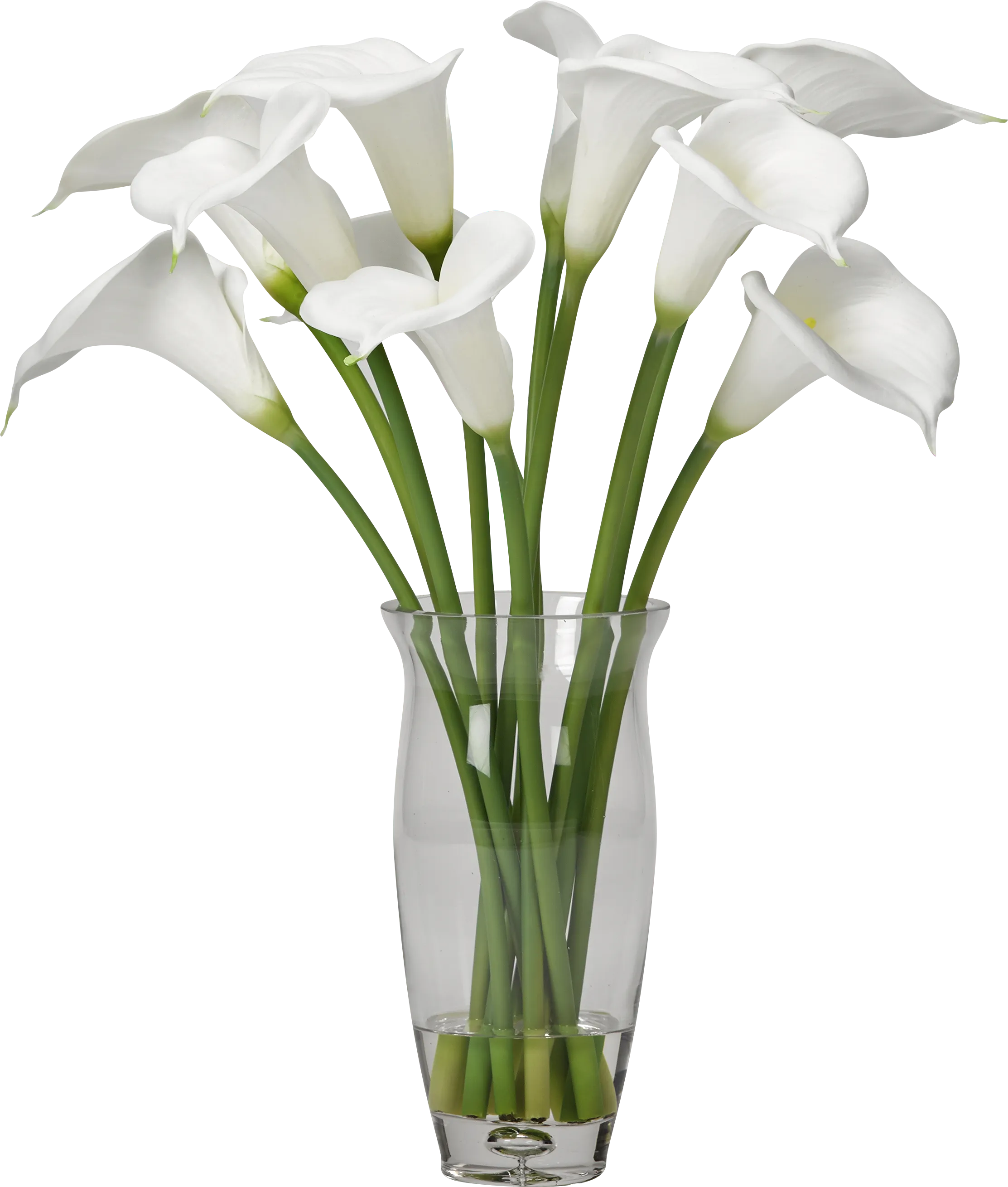 Londyn White Lily Silk Flower Arrangement - Thumbnail - Image 1