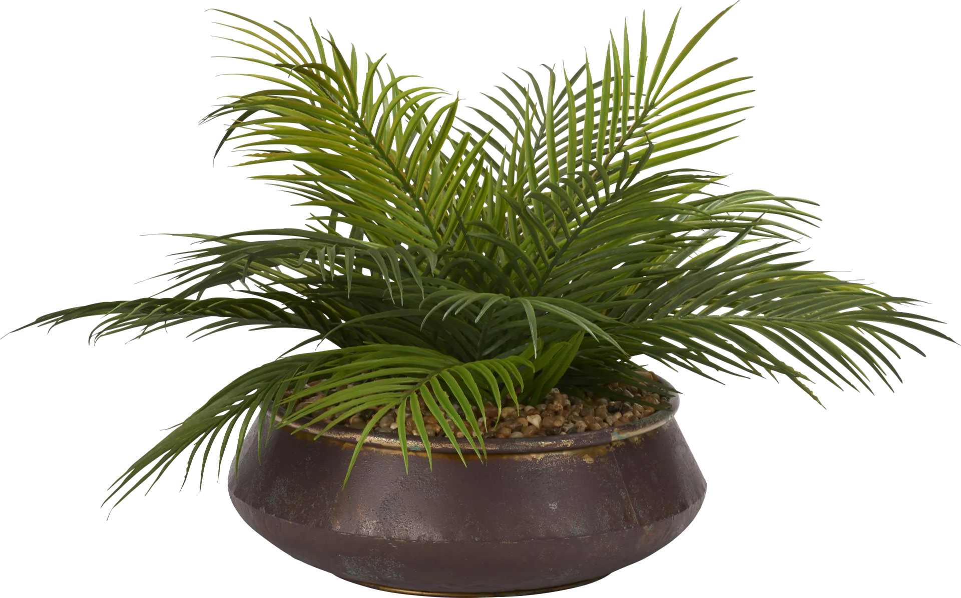 Athiran Green Palm Silk Plant - Image 1
