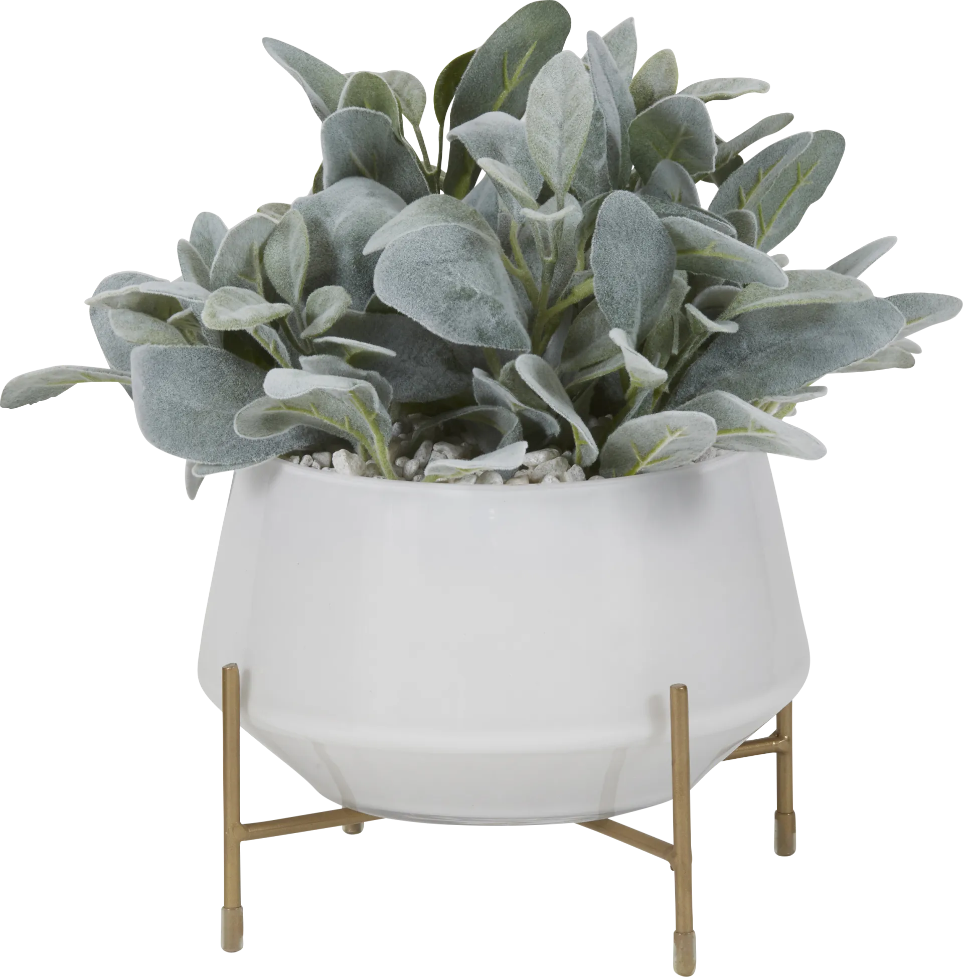 Sherrie Green Lamb's Ear Silk Plant - Image 1