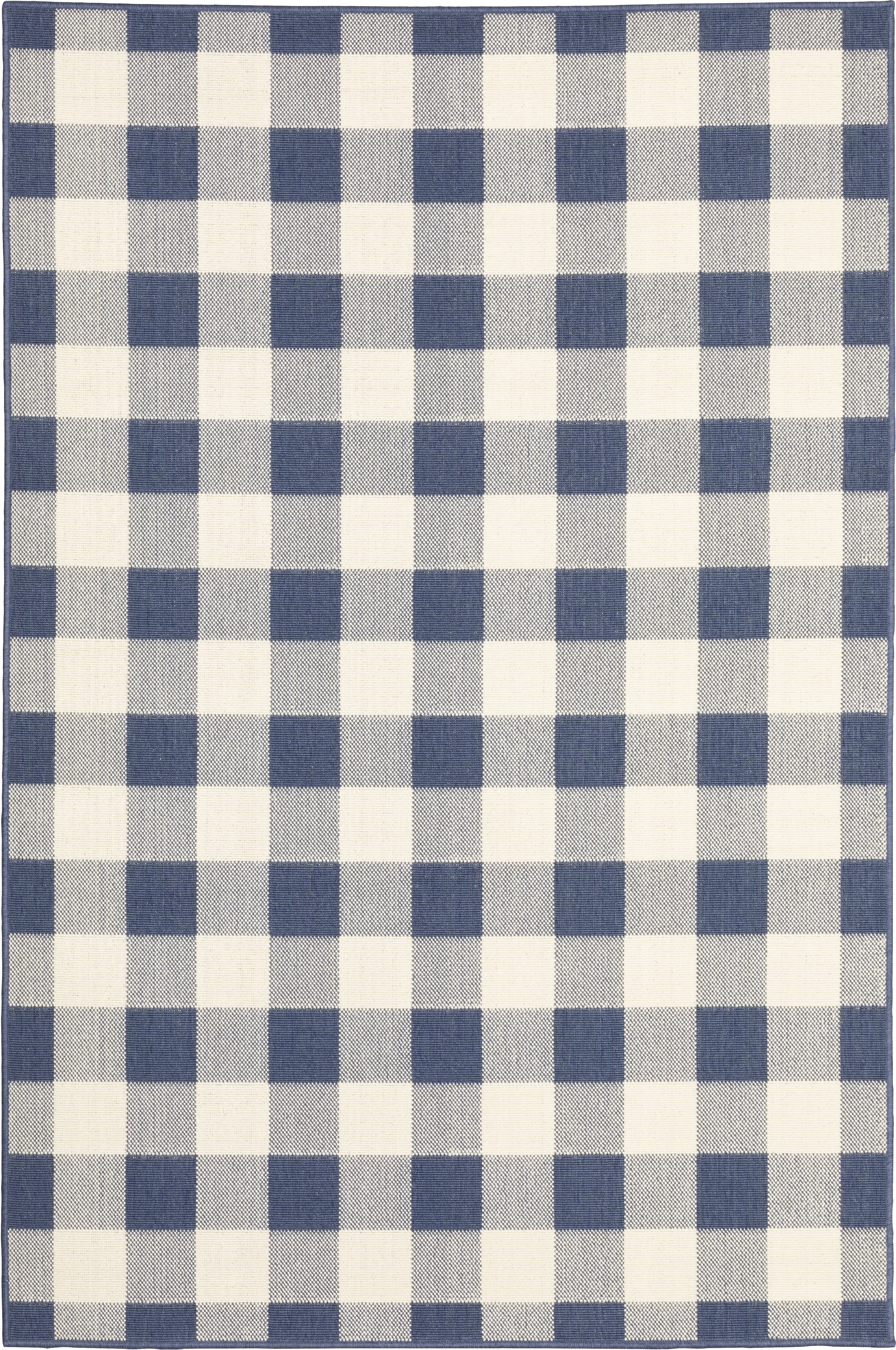 Kellin Denim 7'10 x 10'10 Indoor/Outdoor Rug - Thumbnail - Image 1