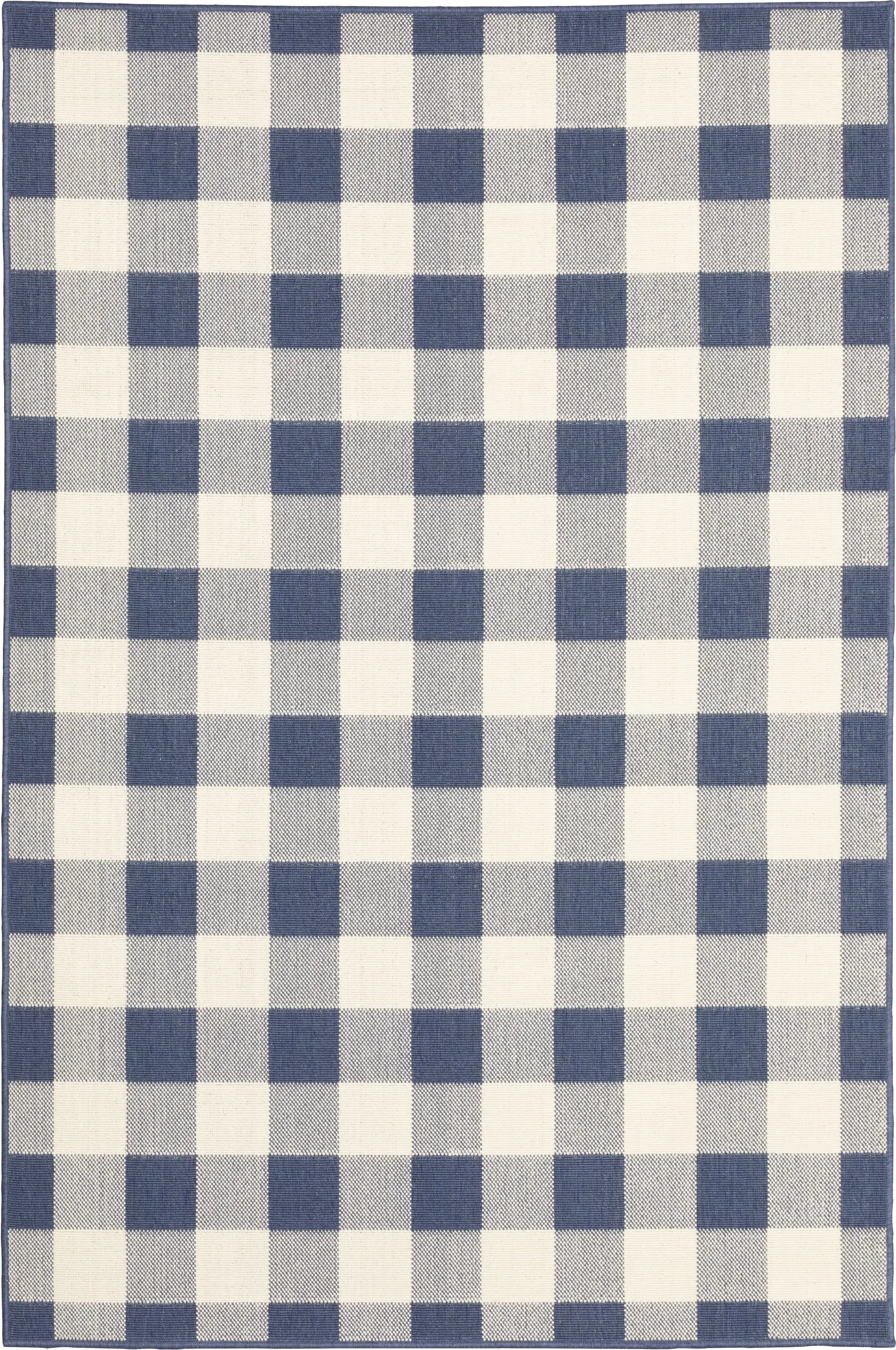 Kellin Denim 6'7 x 9'6 Indoor/Outdoor Rug