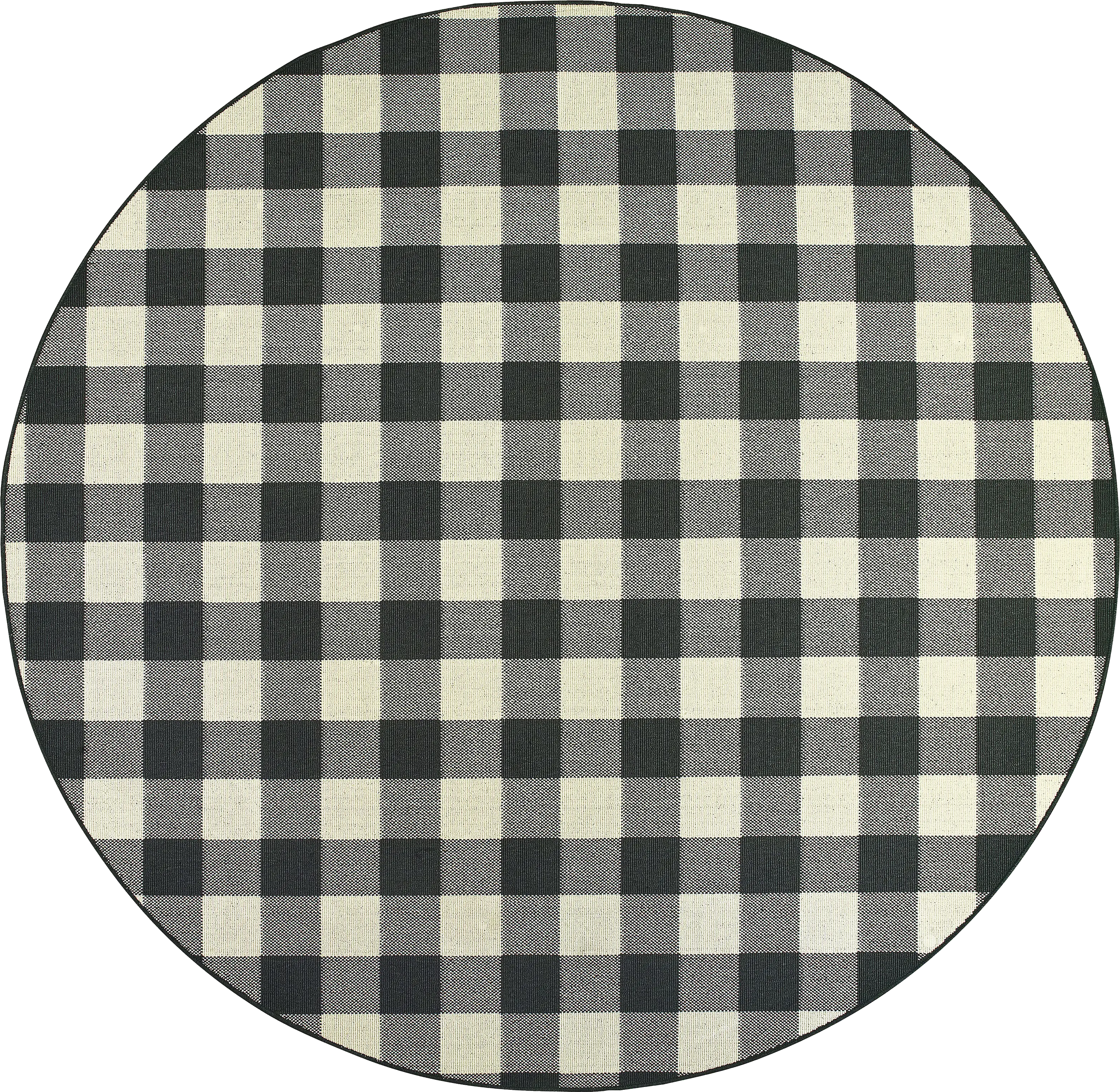 Kellin Natural 7'10 Round Indoor/Outdoor Rug - Thumbnail - Image 1