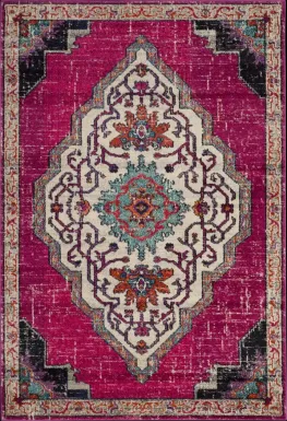 Featherbrook Pink 5'1 x 7'7 Rug
