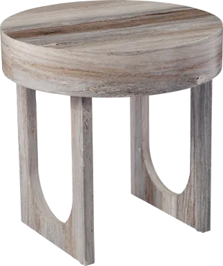 Lundy Place Brown End Table