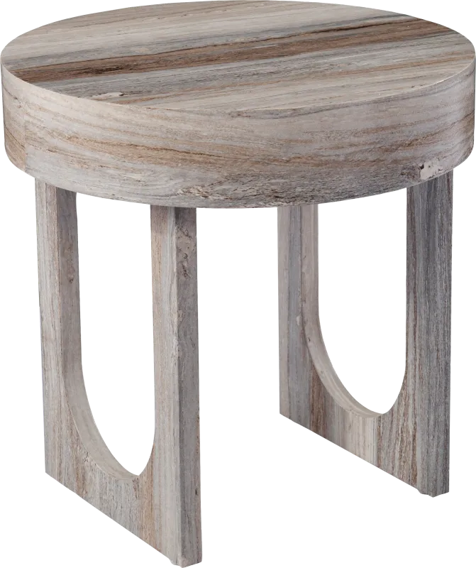 Lundy Place Brown End Table