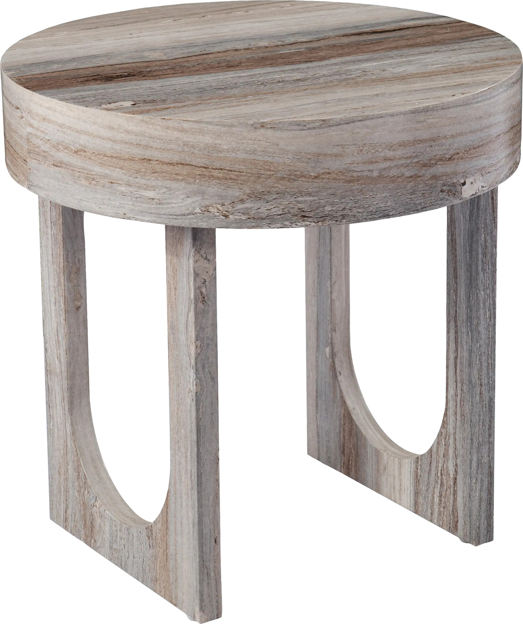Lundy Place Brown End Table