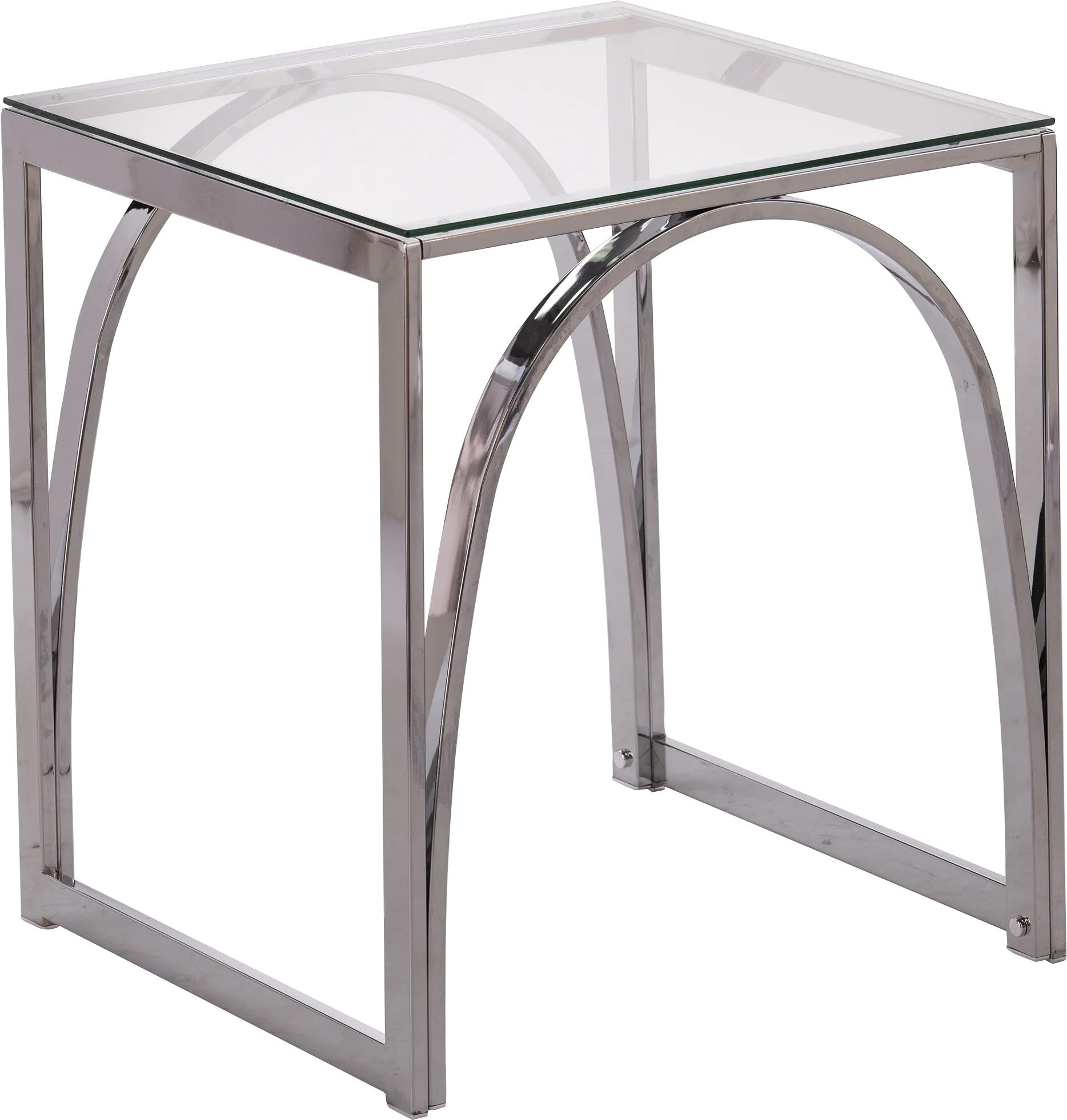 Edgeway Clear End Table - Thumbnail - Image 1