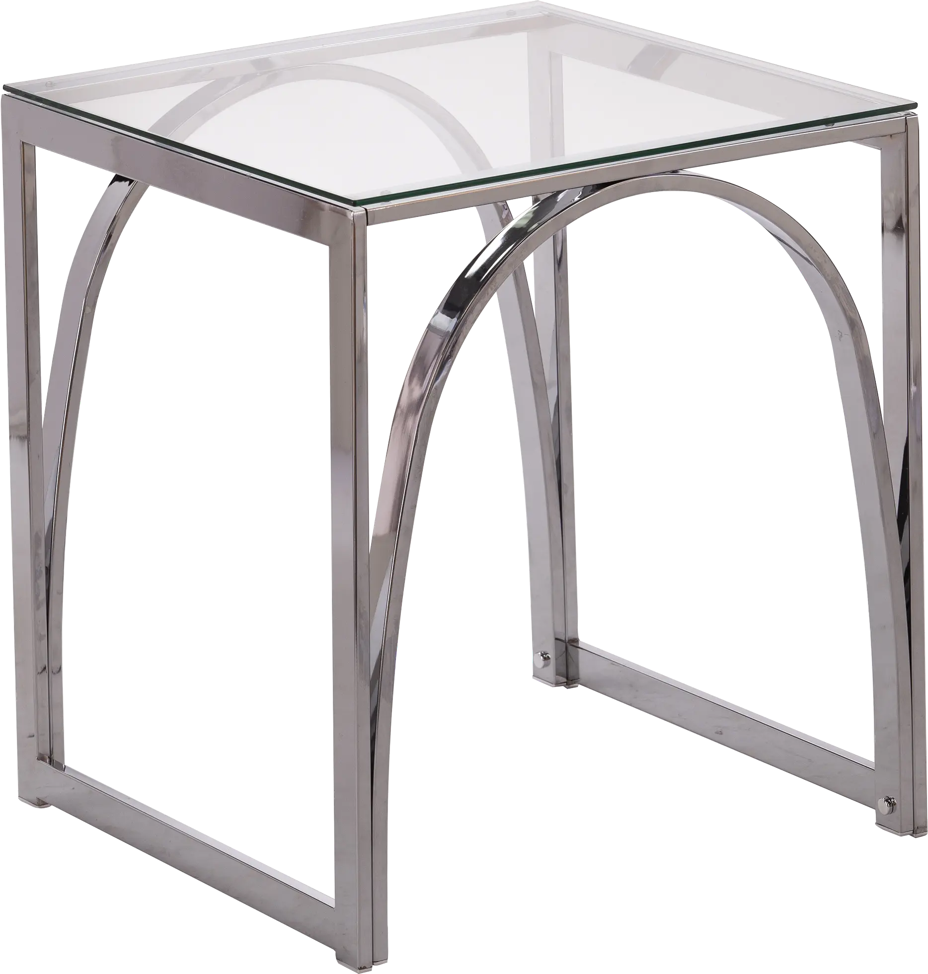 Edgeway Clear End Table