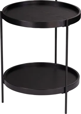 Coolfont Court Black End Table
