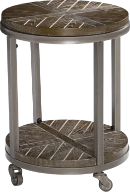 Stonymade Brown End Table