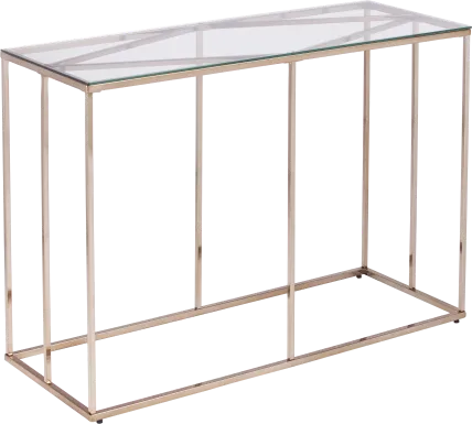Elmway Clear Console Table