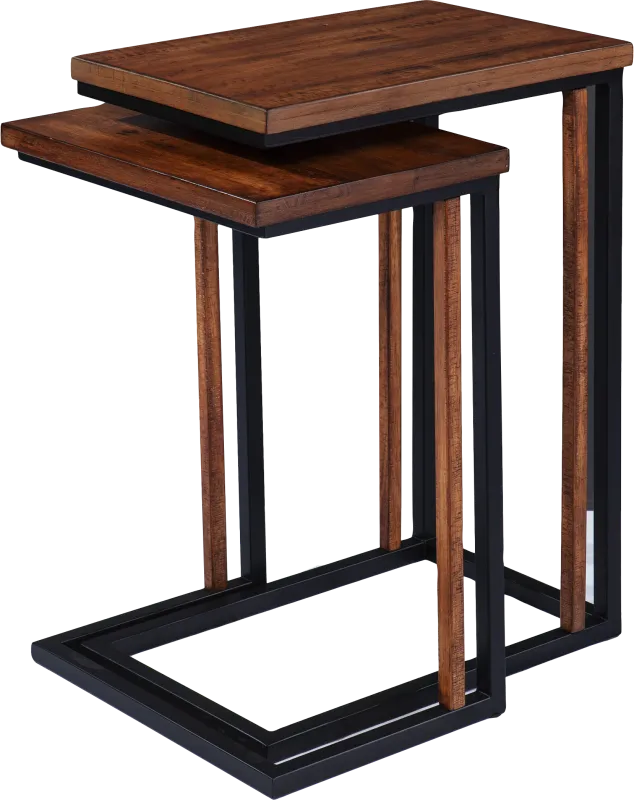Oaklane Brown Nesting Tables, Set of 2