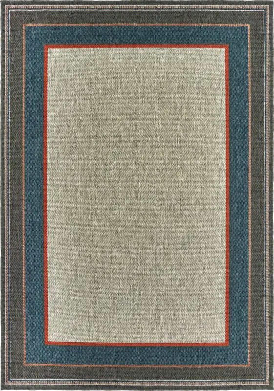 Luka Cobblestone 7'10 x 10' Indoor/Outdoor Rug